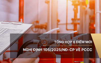 Tổng hợp 6 điểm mới Nghị định 105/2025/NĐ-CP về PCCC