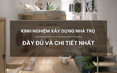 KINH NGHIỆM XÂY NHÀ TRỌ ĐÀ NẴNG ĐẦY ĐỦ VÀ CHI TIẾT NHẤT 