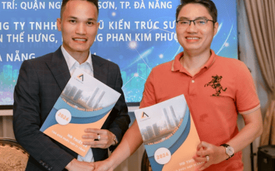 Buổi ký kết hợp tác OA Architect và HP Tower 21 tầng