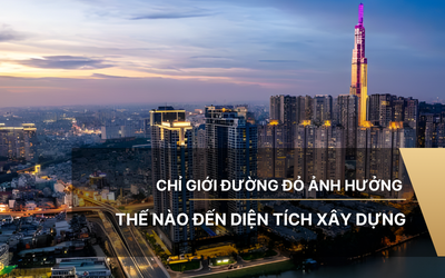 Chỉ giới đường đỏ ảnh hưởng thế nào đến diện tích xây dựng