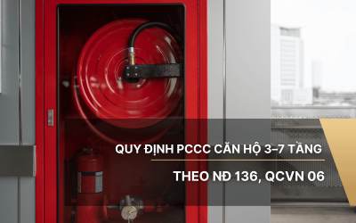 Quy định PCCC căn hộ 3–7 tầng theo NĐ 136, QCVN 06
