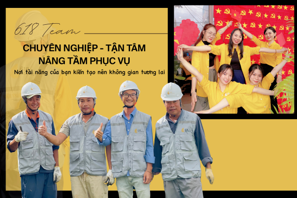 Về 618 Team – Nơi kiến tạo không gian và phát triển con người