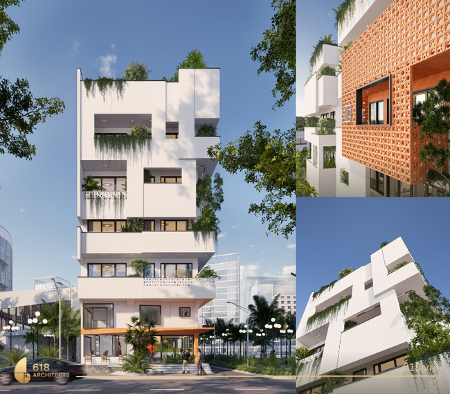 618 Architects có nhiều năm kinh nghiệm trong thiết kế nhà ở kết hợp kinh doanh
