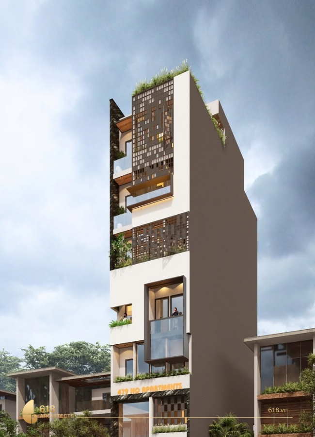 Thi công chung cư mini trọn gói tại 618 Architects