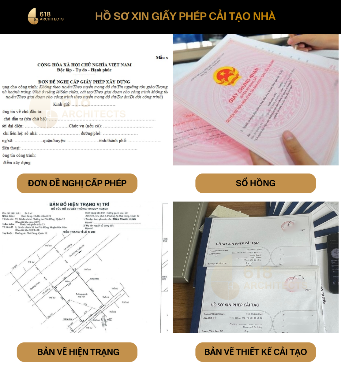 Chuẩn bị đầy đủ các giấy tờ thủ tục cải tạo sẽ giúp hồ sơ xử lý phê duyệt nhanh chóng