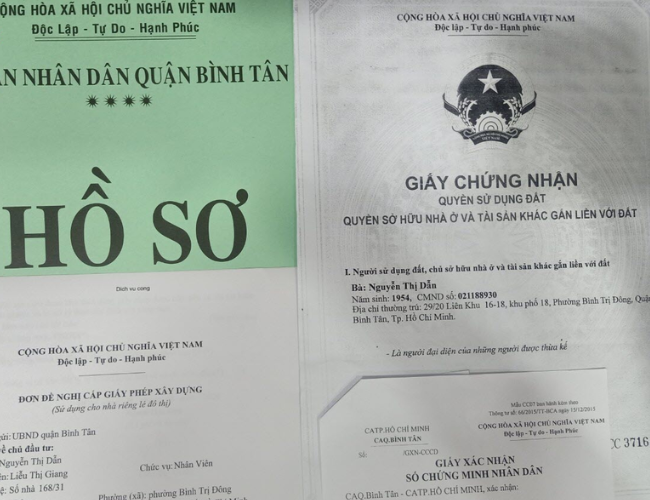 Các giấy tờ cần thiết khi làm hồ sơ xin phép sửa chữa nhà ở