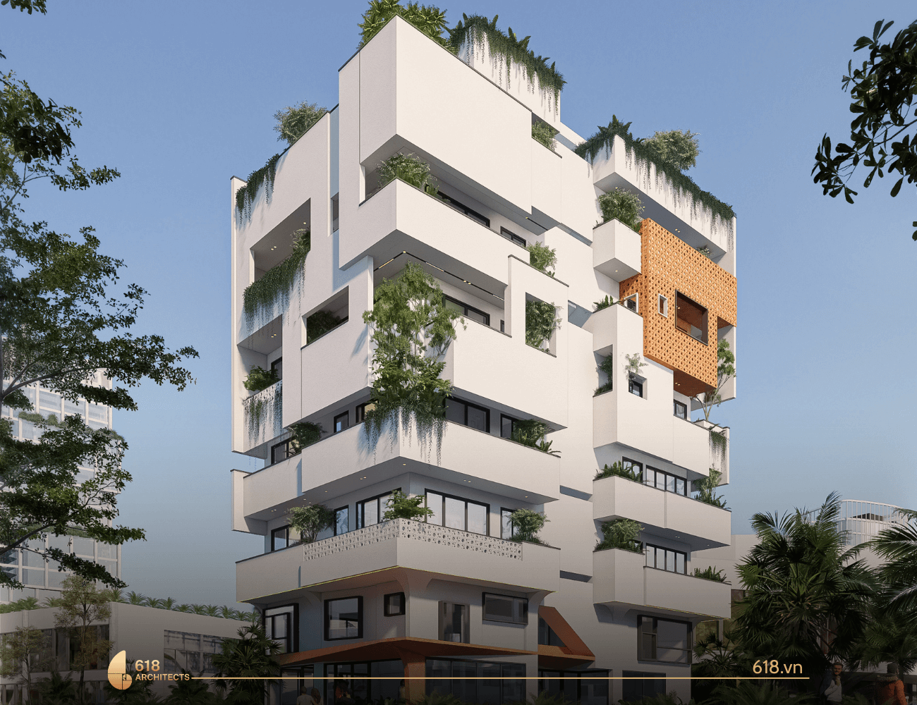 Dự án thi công chung cư mini do 618 Architects triển khai