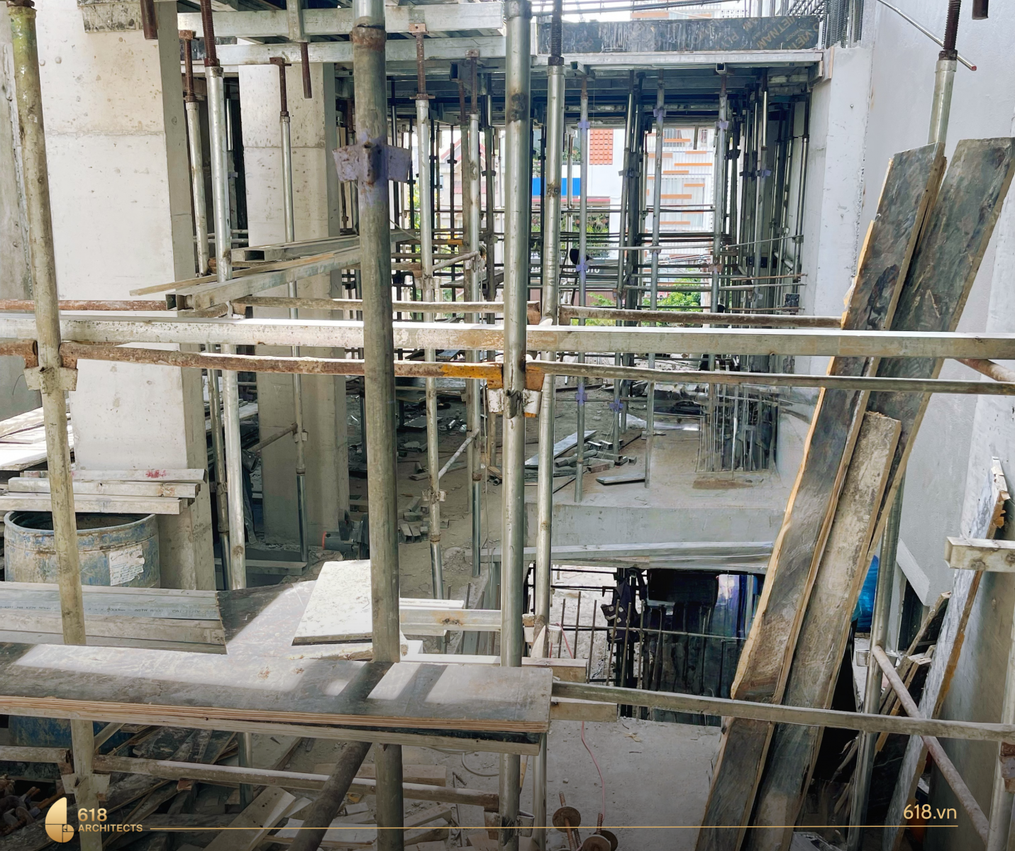 Công trình do 618 Architects thi công, đúng pháp lý, chuẩn quy định