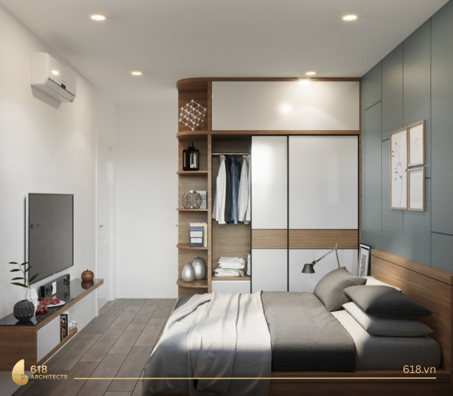 Phòng ngủ trong căn hộ tối thiểu 9m² và cần đảm bảo thông gió, chiếu sáng tự nhiên