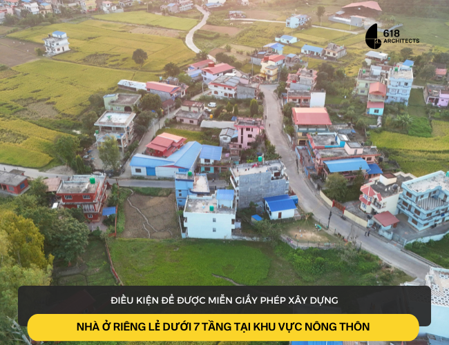 Điều kiện để được miễn giấy phép xây dựng 2026