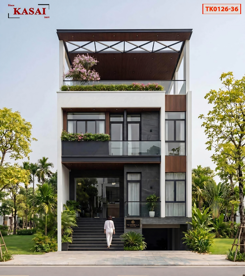 Mẫu nhà hiện đại 3 tầng