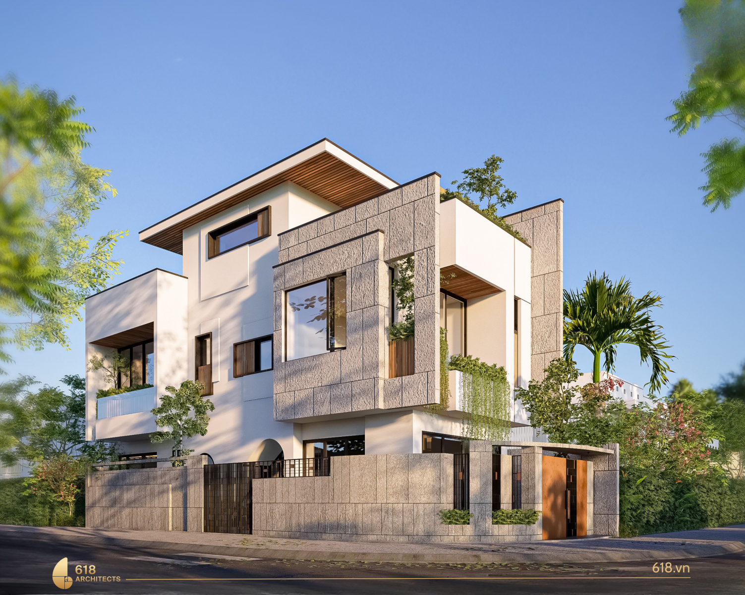 Dự án M’S House là mẫu nhà phố hiện đại mang phong cách tinh giản nhưng sang trọng
