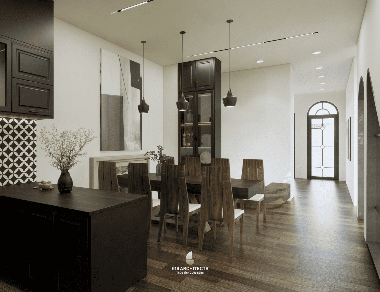 Gạch giả gỗ luôn là lựa chọn hàng đầu với các nhà phố hay căn hộ mini