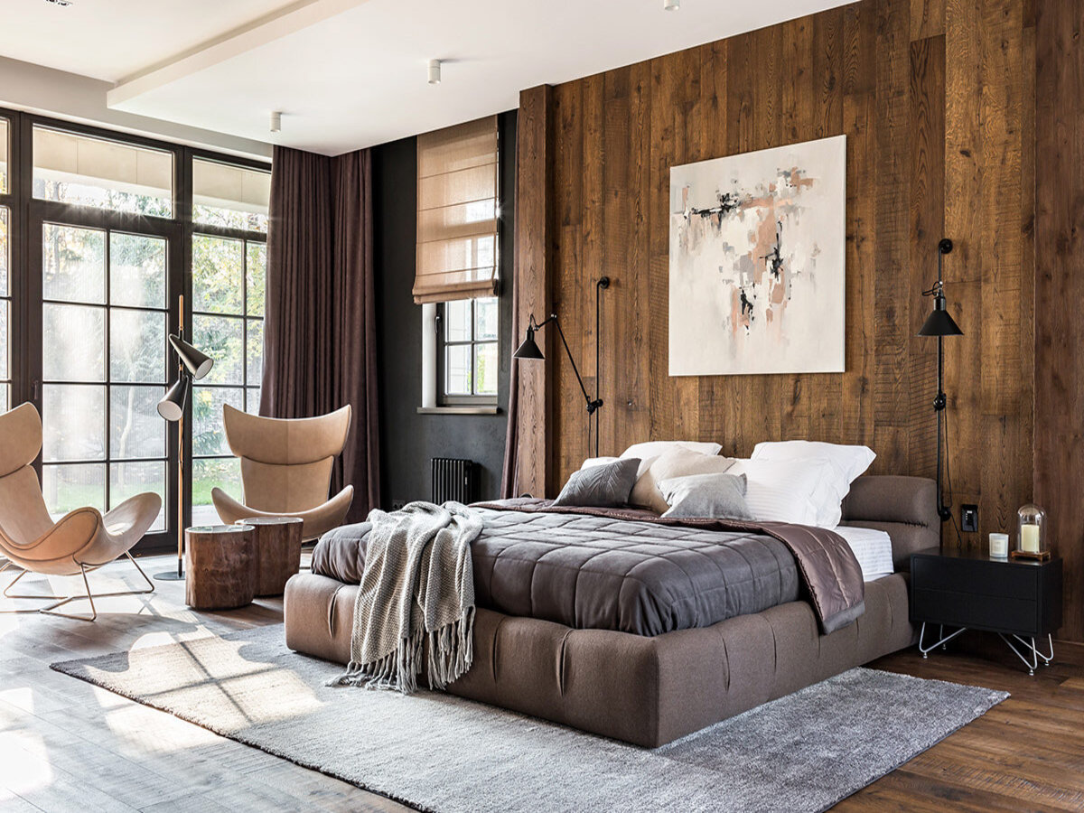 Gỗ tự nhiên và đá chính là những vật liệu chính thể hiện nên phong cách độc đáo Rustic