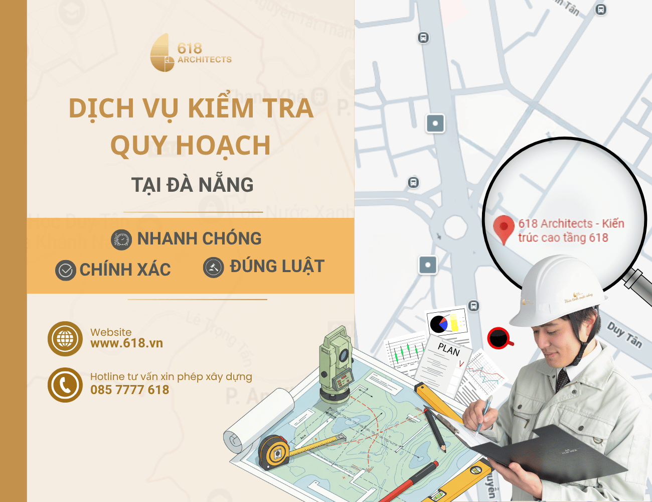 Dịch vụ kiểm tra quy hoạch của 618 Architects