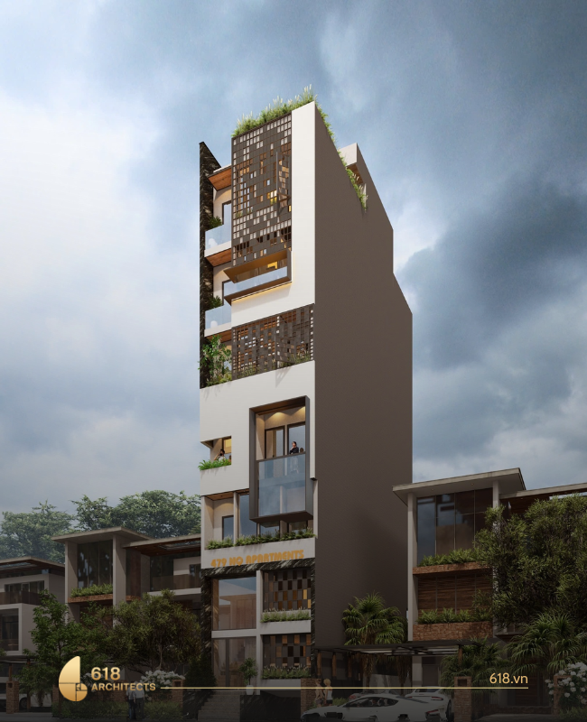 Từng chi tiết được đầu tư tỉ mỉ trong dự án NQ Apartment 9 tầng