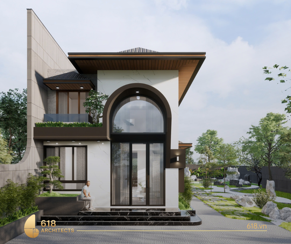 Ngôi nhà có chiều sâu hơn chiều ngang