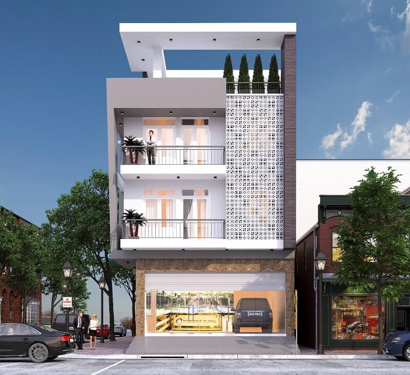 Nhà mặt phố kết hợp kinh doanh showroom, cửa hàng trưng bày