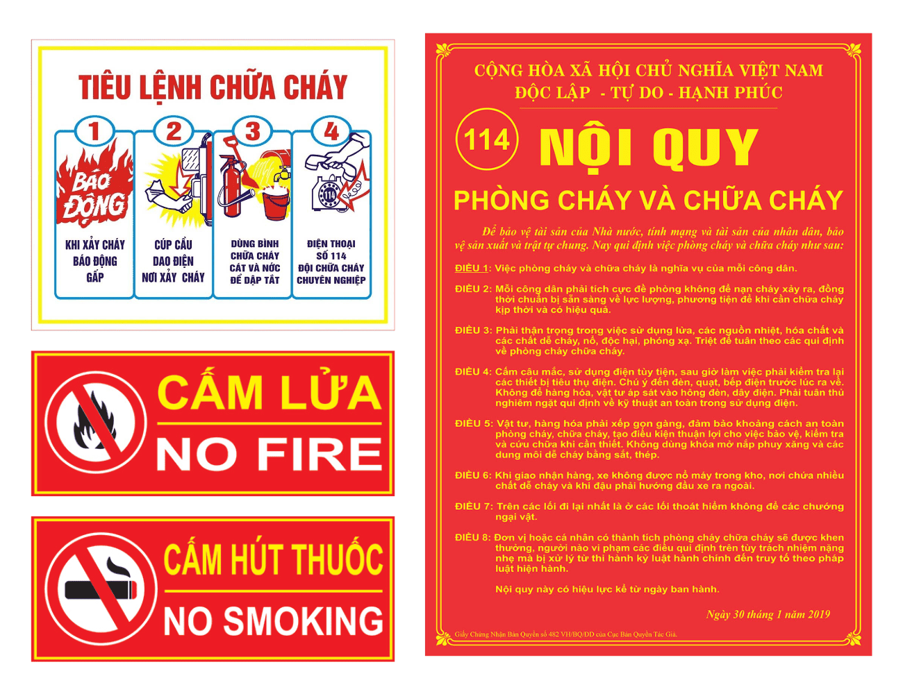 Quy định phòng cháy chữa cháy cho nhà trọ