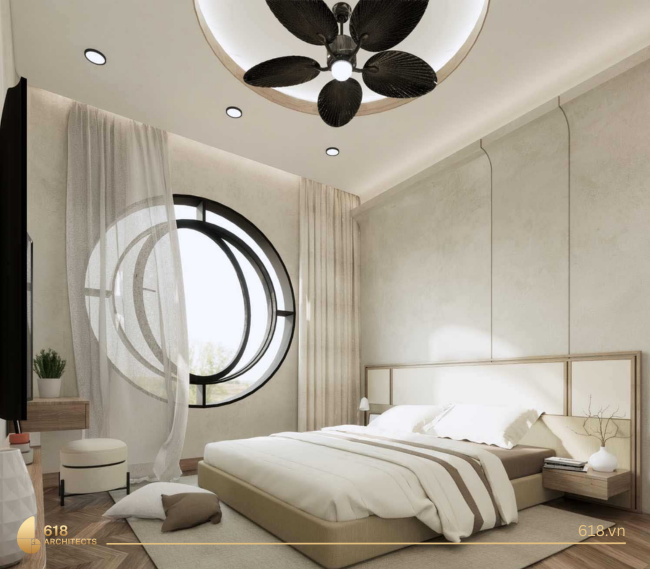 Chiều cao lý tưởng từ 3 – 3.3 mét mang đến cảm giác ấm cúng, thoải mái