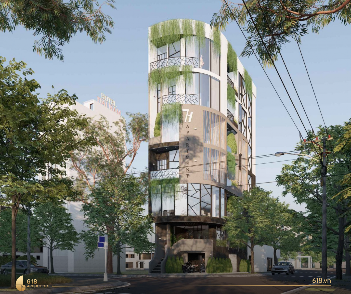 Thiết kế và thi công căn hộ dịch vụ trọn gói tại 618 Architects