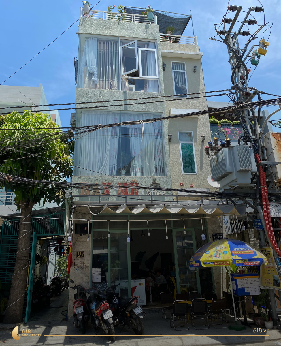 Hiện trạng công trình trước khi được sửa chữa và cải tạo do 618 thực hiện