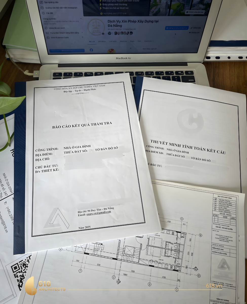 Báo cáo thẩm tra hồ sơ xin phép cải tạo nhà ở