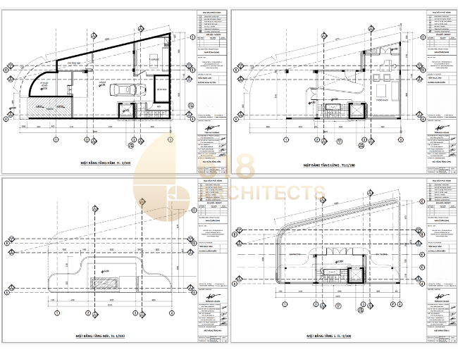 Bản vẽ kiến trúc ngôi biệt thự
