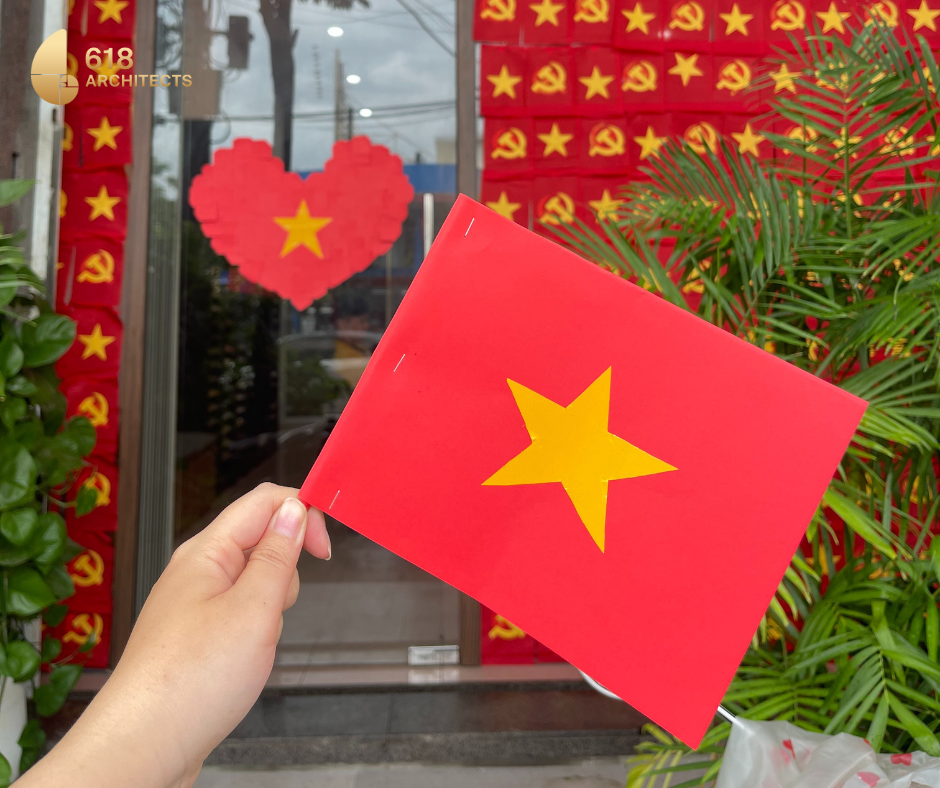 Tinh thần yêu nước hòa cùng nhịp sống công sở tại 618