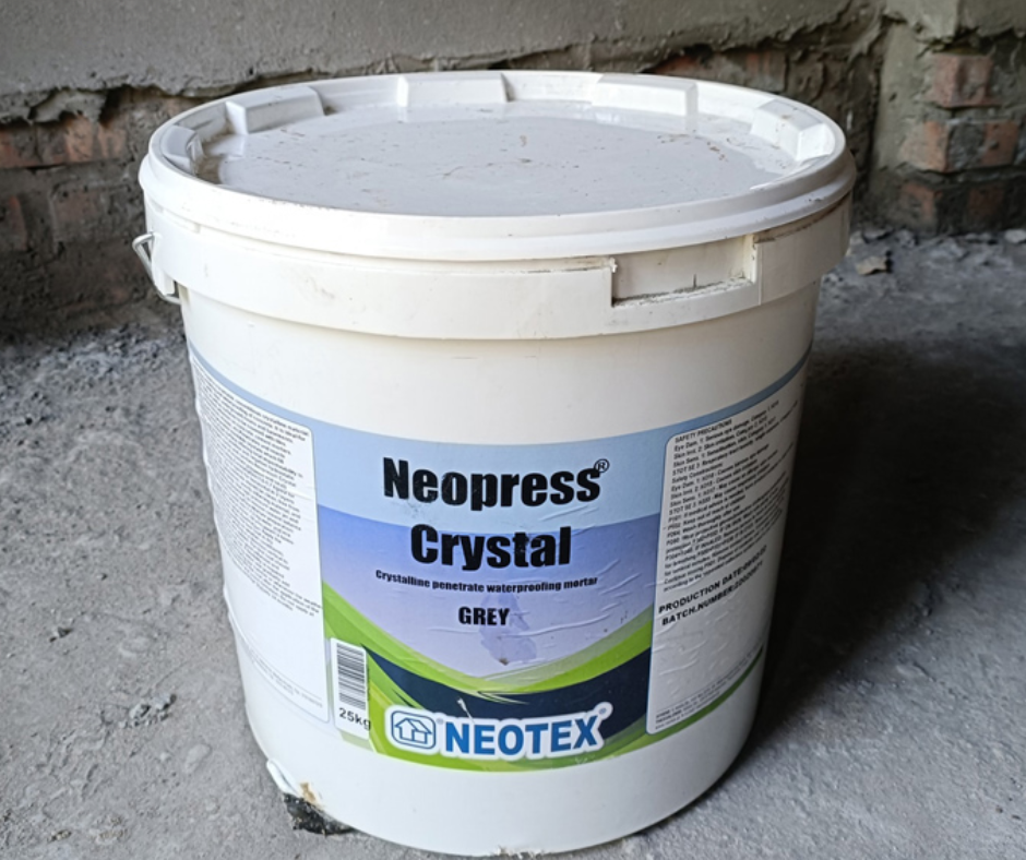 Neopress Crystal - Vật liệu chuyên dùng cho chống thấm tầng hầm