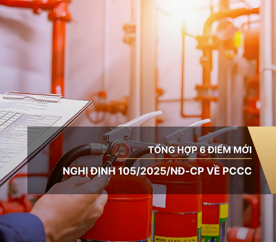 Tổng hợp 6 điểm mới Nghị định 105/2025/NĐ-CP về PCCC