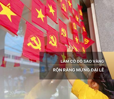 Cờ đỏ sao vàng - Rộn ràng mừng đại lễ