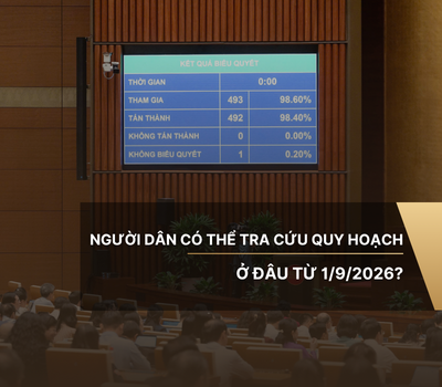 Người Dân Có Thể Tra Cứu Quy Hoạch Ở Đâu Từ 1/9/2026?