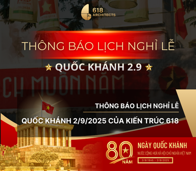 618 Thông báo lịch nghỉ lễ Quốc Khánh 2/9/2025
